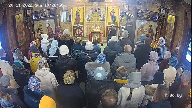 ☦ Прямой эфир | Божественная литургия в храме Николая Японского г. Минска | 20.11.2022 г. в 9.30