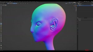 Alien Head Sculpting in Blender 3d