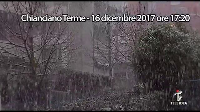 Tele Idea - Nevicata del 16.12.2017 a Chianciano Terme смотреть онлайн