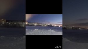 Мурманск. Семеновское озеро. Чёрно - белый город 🌌🌬🏩