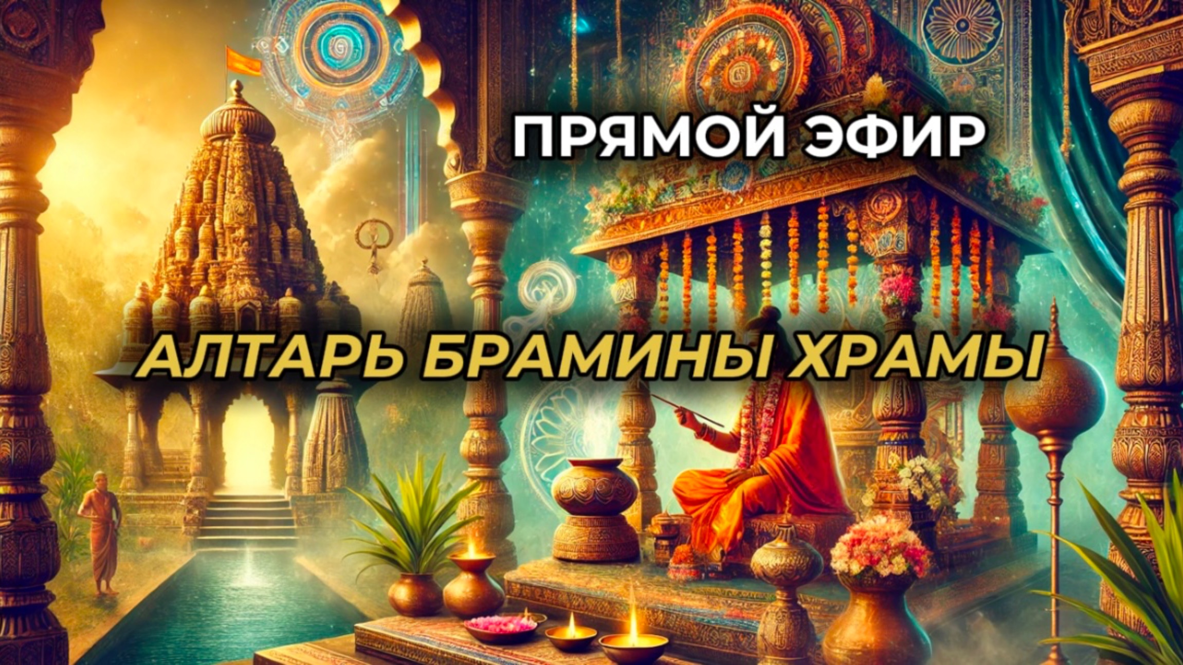 Индия.Прямой Эфир. Алтарь. Храмы. Брамины.