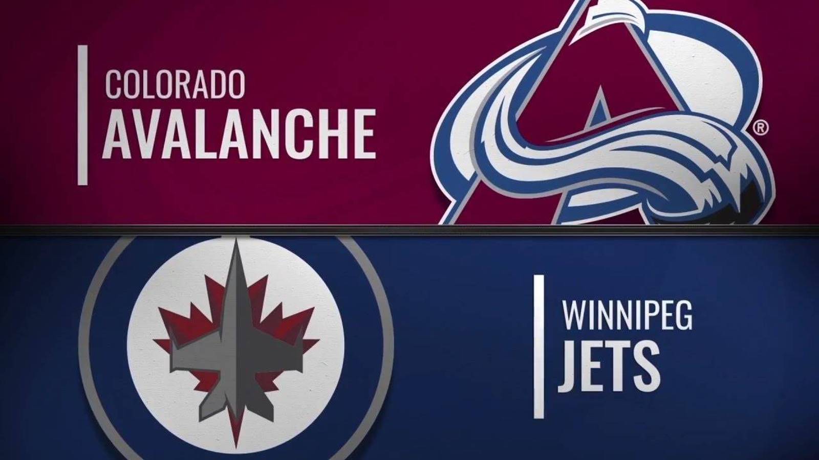 Запись матча NHL Колорадо Эвеланш — Виннипег Джетс  23.01.2025| Colorado Avalanche — Winnipeg Jets