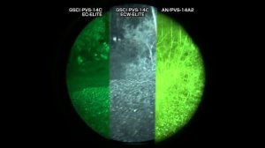GSCI PVS-14C ECHO+(GP/WP)とAN/PVS-14A2 OMNI7を屋外で比較してみた