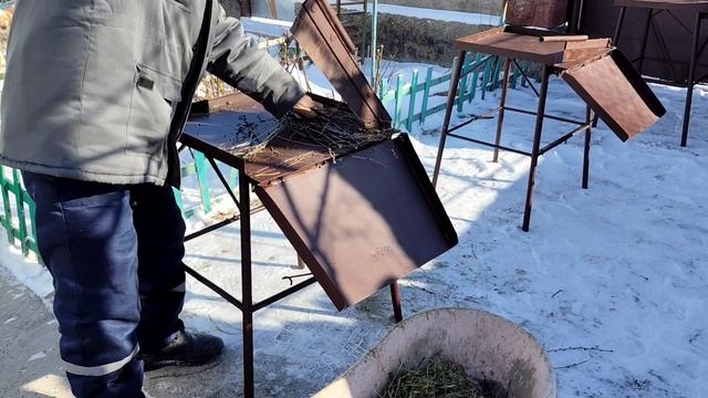 Сенорезка ручная.