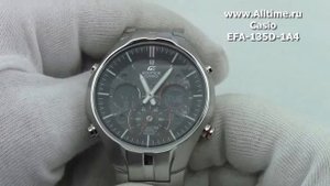 Мужские японские наручные часы Casio Edifice EFA-135D-1A4