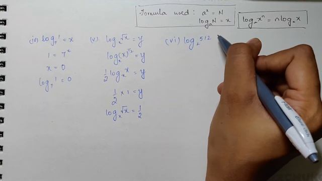 Determine the value of following logarithms - Class 10 смотреть онлайн