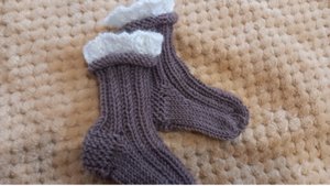 Носочки с рюшами для новорождённых