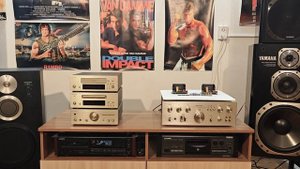 Слушаем Trio KA-7300 (с доработкой) на Yamaha NS-700X Monitor