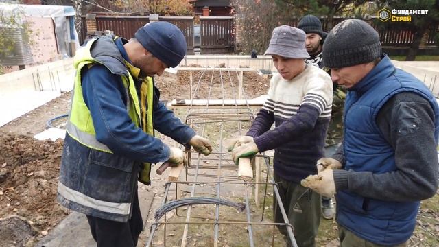 Фундамент под дом из мегаблоков смотреть онлайн