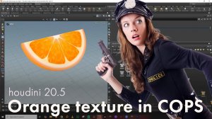 Houdini 20.5 - Orange slice texture in COPs