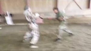 Съёмки фрагмента фильма, каскадеры