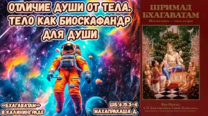 Отличие души от тела. Тело как биоскафандр для души. Махапракаша д. ШБ 6.15.3–4