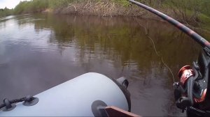 Рыбалка с лодки и обкатка мотора