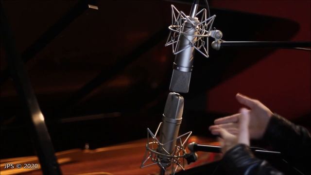 Recording a Piano Neumann U87 Ai Stereo Pair "Blumlein Microphone Technique" Review Clair De Lune смотреть онлайн