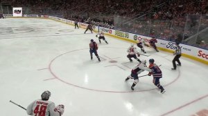 Oilers' Leon Draisaitl Puts Backhand Off Post And In For League-Leading 34th Goal