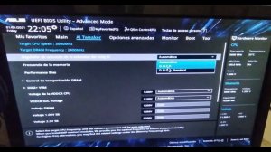 como hacer overclock a la memoria RAM en Asus prime a320m-k