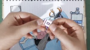 [🌼paper diy🌼]Nezuko's pregnancy process🤰[ASMR]🔇Nezuko gives birth to a demon😈😰| 종이 게임🧸