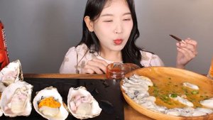 그 시즌이 왔다🦪✨ 생굴 삼배체굴 성게 해삼내장 먹방 [eating show] mukbang korean food