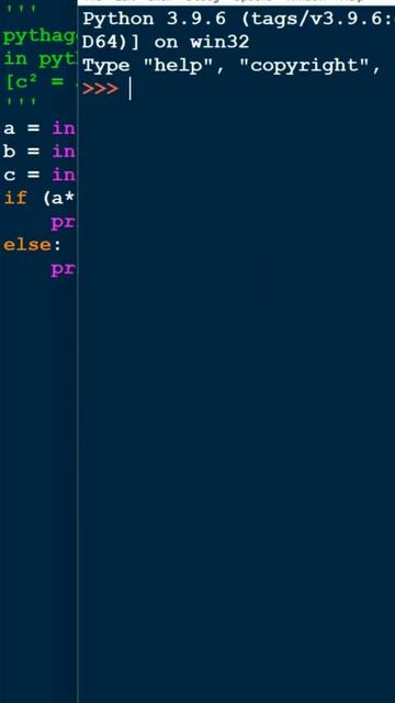 Find Pythagoras Theorem in Python.