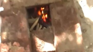 Ракетная печь за 20 минут из красного кирпича