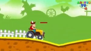 Гонки на тракторах. Мультик для детей.