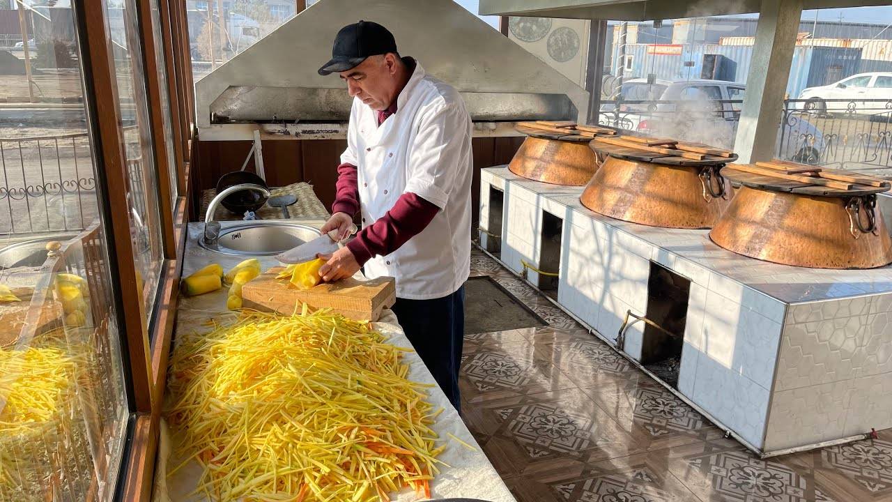 Рецепт из Империи Тимуридов | Плов в Уникальном Котле | Узбекская кухня смотреть онлайн