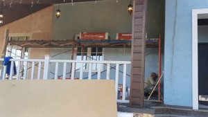 Приклейка минеральной ваты на каркасный дом OSB. Под декоративная штукатурка # СПб Всеволожск
