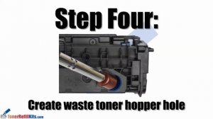 How to refill HP M476DW toner cartridge