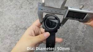 NORTH EDGE 2022 Men's Digital Army Watch TANK Mode Waterproof 50M