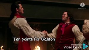 Gaston. song lyrics. The beauty and the beast live action