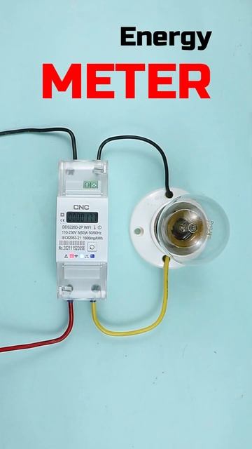 Smart Wi-Fi single Phase Energy Meter for Home #shorts #shotsvideo