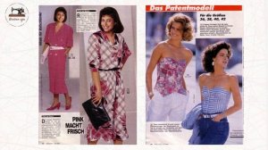 Burda Moden 6/1986 Модный журнал прошлого столетия