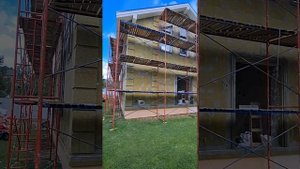 Установка карнизы, своими руками. Установка оконного обрамление. Как делается угловые элементы