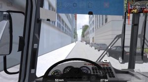 катаюсь на пазике в протон бас симулятор.