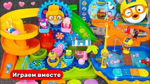 Играем в игрушки из мультиков ! Видео для детей ! Мультик пингвинёнок Пороро !