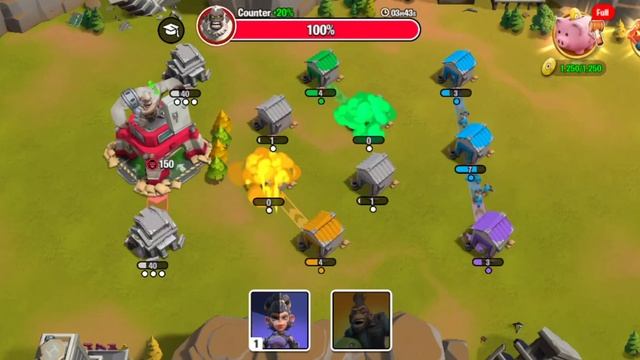 Age of Apes, Fortress takeover, level 549, 550 tutorial (Server 140)