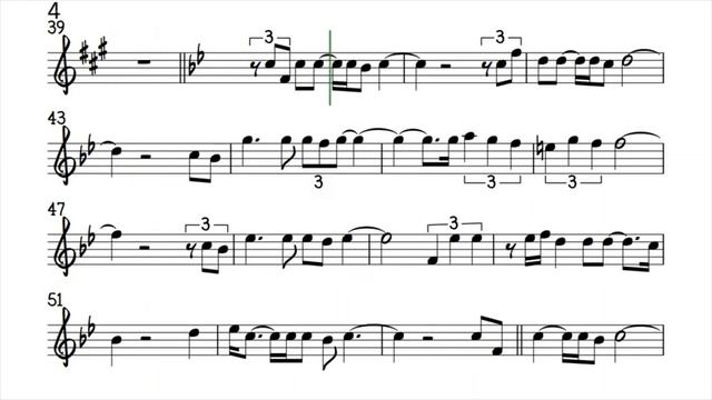 Love Without Time Alto Sax Sheet Music Backing Track Play Along Partitura_480p_MUX