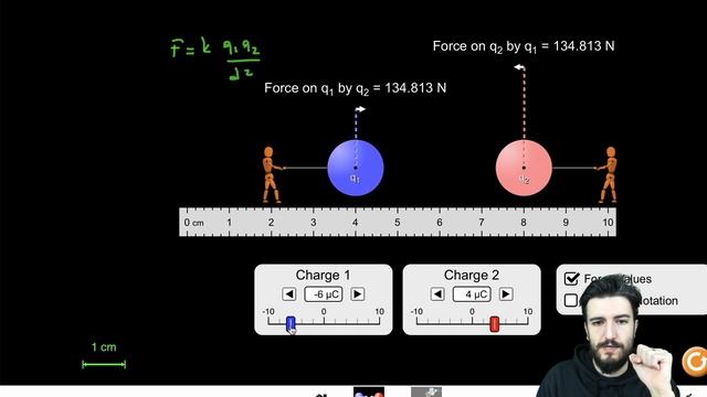 Coulomb Kuvveti | TYT | Elektrostatik | Simülasyon | PDF смотреть онлайн