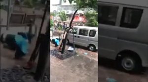 Очень сильный ураган в китае