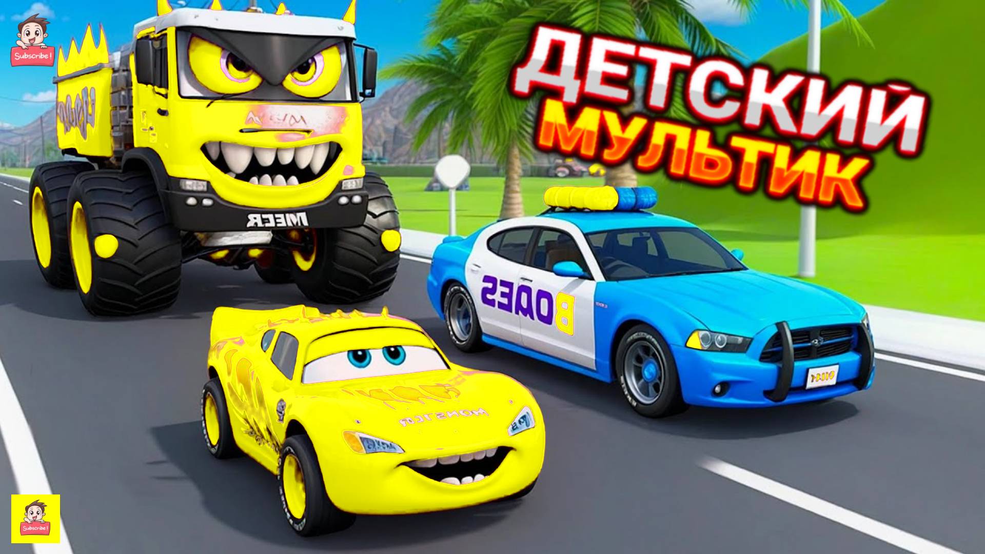 Мультики Для Детей про Машинки, Мультфильмы для Малышей с Песенками, Мультики для Детей БЕСПЛАТНО смотреть онлайн