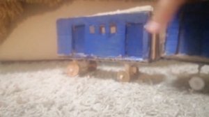 Обзор на мои модели поездов из  картона ( 1 часть )