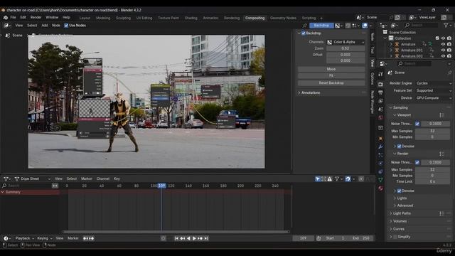 10 -Compositing our scene and Render it