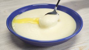 Вкусный завтрак за 10 минут! МАННАЯ КАША БЕЗ КОМОЧКОВ на молоке и с маслом.
