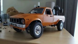 Wpl D12 C24 body simple gyro brushless build