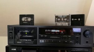 DENON DR M22 test play & record