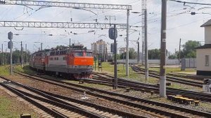 [РЖД] Электровоз ЧС4Т-470.ст.Минск.пасс.