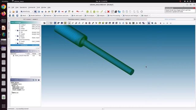 Fatigue analysis using code aster|Static fatigue|tutorial|paraview |tut-62 смотреть онлайн