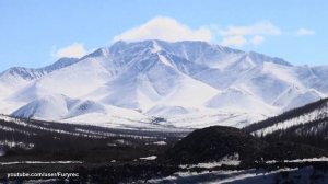 Дорога Сусуман - подножие горы Еврашкалах. Колымская трасса