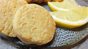 Лимонное песочное печенье