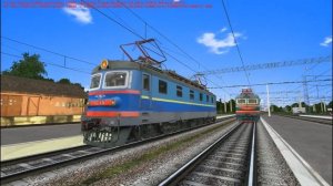 Запуск ЧС2 в RTrainSim